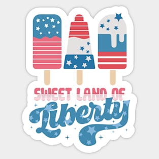 Sweet land of liberty Sticker